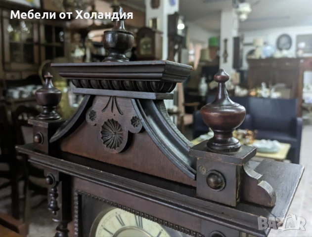 Старинен немски настолен часовник, снимка 6 - Антикварни и старинни предмети - 50999855