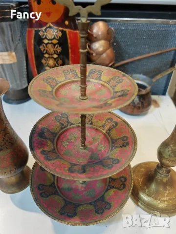 Сет Ваза, бомбониера, свещник-бронз, снимка 5 - Антикварни и старинни предмети - 48200694