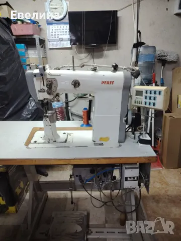 Спешно! 3 машини за обувно производство - едно и двуиглова, траш машина PFAFF, снимка 5 - Други машини и части - 47333740