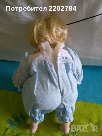 Порцеланова кукла бебе И порцеланов Арлекин, снимка 5 - Антикварни и старинни предмети - 28718658