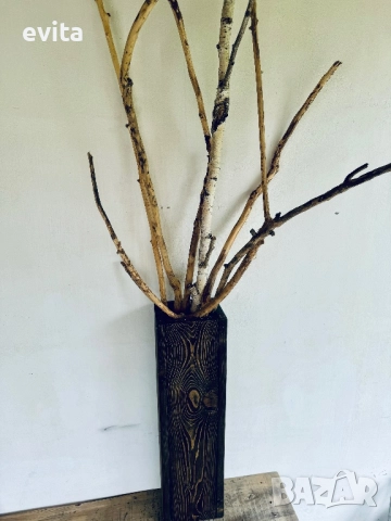 Луксозна ваза от естествено дърво! Ръчна изработка! , снимка 16 - Декорация за дома - 34491999