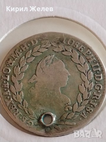 Рядка СРЕБЪРНА Монета 20 КРОЙЦЕРА 1777 г. Император Йозеф II АВСТРИЯ Уникат за КОЛЕКЦИОНЕРИ 43056, снимка 3 - Нумизматика и бонистика - 43950157