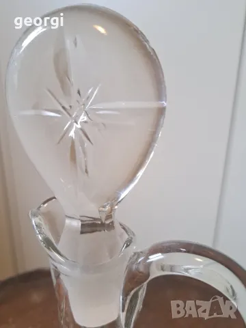 стъклена гарафа декантер  19/3, снимка 2 - Други - 49162045