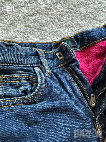 Ватирани зимни дънки за момиче /НОВИ , снимка 3 - Детски панталони и дънки - 53605765