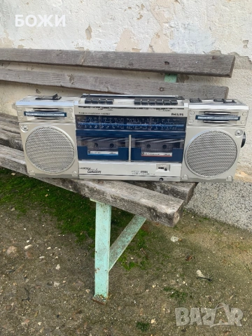 PHILIPS стерео радиокасетофон – Vintage 80-те – Отлично състояние