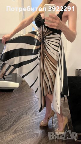 Луксозна рокля Elisabetta Franchi + подарък БЛУЗА, снимка 10 - Рокли - 43396257