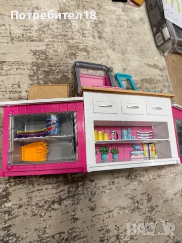 Кухня Барби със светлини и звуци Mattel, снимка 7 - Други - 49810087