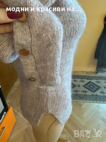 Пуловер Neo Noir(мохер и вълна), размер М, снимка 5 - Блузи с дълъг ръкав и пуловери - 52789696