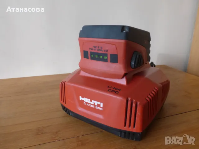 Бързо зарядно С 4/36-350 за батерии HILTI Хилти, снимка 9 - Други инструменти - 48647479