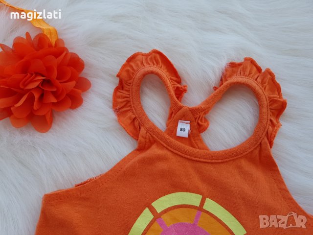 Рокля 9-12 месеца, снимка 3 - Бебешки рокли - 28750973