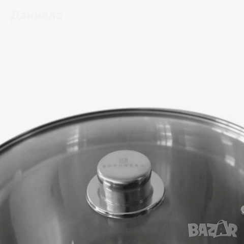 Тенджера Edenberg от неръждаема стомана и многослойно дъно за бързо и равномерно готвене, снимка 8 - Съдове за готвене - 53413750