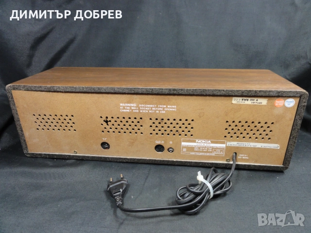 СТАР РЕТРО ТРАНЗИСТОРЕН РАДИОПРИЕМНИК НАСТОЛНО РАДИО NOKIA VIOLA 350, снимка 5 - Радиокасетофони, транзистори - 53591535