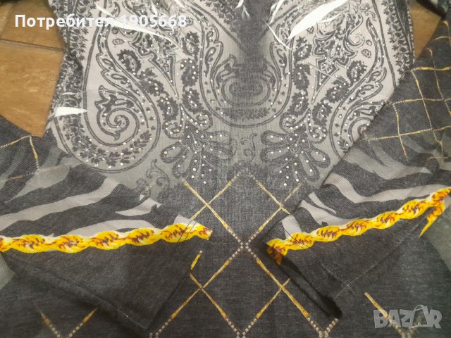 Стилна дамска рокля с дълъг ръкав, снимка 4 - Рокли - 43381288