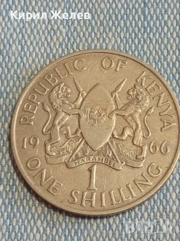 Стара монета 1 шилинг 1966г. Република Кения за КОЛЕКЦИОНЕРИ 36626
