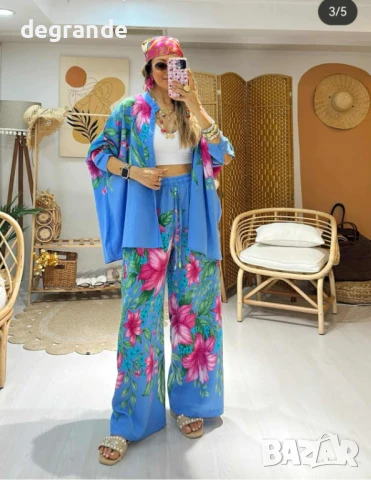 Елегантен летен комплект от две части , снимка 2 - Комплекти - 51055020