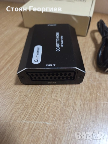 Конвертор от SCART към HDMI с мащабиране (up scaler) до 1080p. , снимка 3 - Кабели и адаптери - 53294833