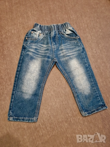 2-3г 98см Панталон тип дънки, сини, без следи от употреба 