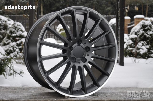 19" Джанти Мерцедес 5X112 MERCEDES CLA C W205 E 212 S 221 222 GLA GLC, снимка 3 - Гуми и джанти - 27889431
