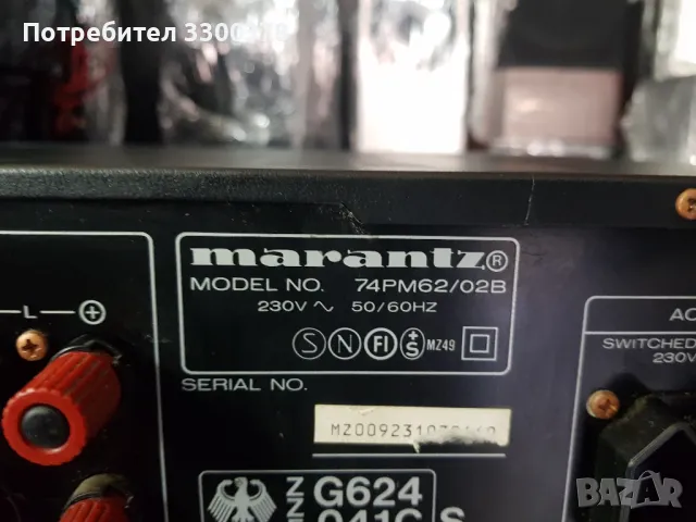 усилвател  marantz  mp 62, снимка 7 - Ресийвъри, усилватели, смесителни пултове - 49192188