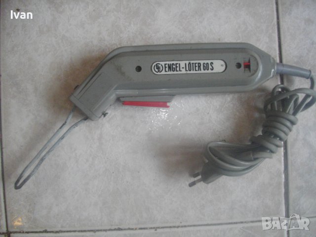 Ел. Лепачка За Пластмаси-Немска-Старо Качество 1978г-Човка 105мм Двойна-ENGEL-LOTER-Отличен-60 Вата, снимка 3 - Други инструменти - 43526348