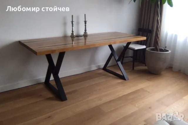 Метални крака за маса, трапезна маса, холна маса, бюро, снимка 16 - Маси - 47691812