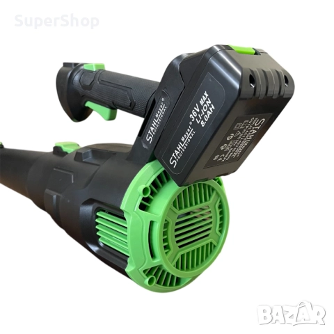 Мощна Акумулаторна въздуходувка STAHLMAYER 36V духалка за листа въздух, снимка 4 - Други инструменти - 52170626