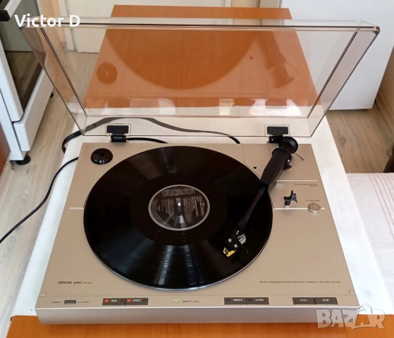 DENON DP-23F-Грамофон direct drive Quartz 