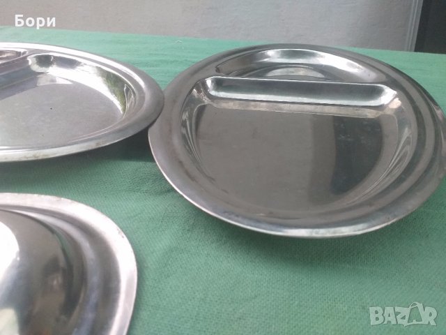 Българска алпака ,неръждавейка БДС / плата, снимка 5 - Чинии - 33343899