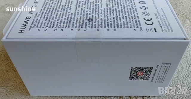 ЗАПЕЧАТАН * HUAWEI WATCH FIT 3 Бял с червено копче* Гаранция, снимка 5 - Смарт часовници - 52794147