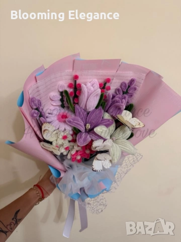 Вечен букет „Нежна магия“