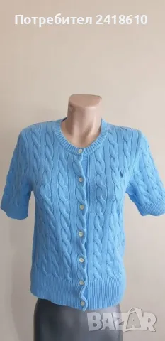 POLO Ralph Lauren Cable Short Sleeve Cardigan Size M / L НОВО!ОРИГИНАЛ! Дамска Жилетка!, снимка 9 - Жилетки - 47335462