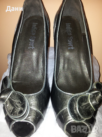 Indigo Нови обувки,естествена кожа, 37.номер, снимка 1 - Дамски елегантни обувки - 36419550