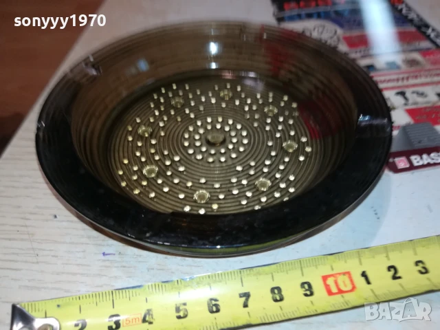 КРАСИВ ЗЕЛЕН ПЕПЕЛНИК 0606251151, снимка 15 - Антикварни и старинни предмети - 50572022