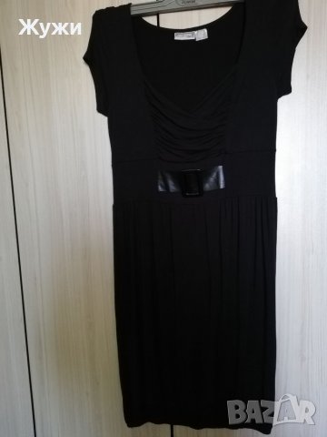 Ежедневна черна дамска рокля М размер , снимка 1 - Рокли - 32785766