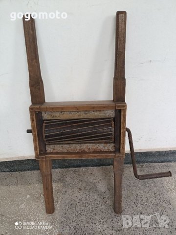 Мелачка за грозде ретро, арт, винтидж, напълно изправна, снимка 7 - Градинска техника - 38422824