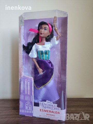 Оригинална кукла Есмералда - Парижката Света Богородица Дисни Стор Disney store, снимка 4 - Кукли - 29652301