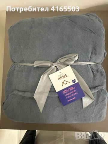 🧣 Дебело зимно одеяло с ръкави и качулка TOP QUALITY HOME SWEET, снимка 3 - Олекотени завивки и одеяла - 52673666