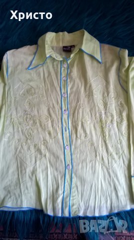 блуза дамска качествена с бродерии, снимка 1 - Ризи - 28852472