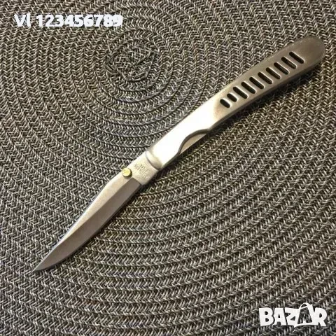 Евтин изцяло метален сгъваем нож 75х195 мм