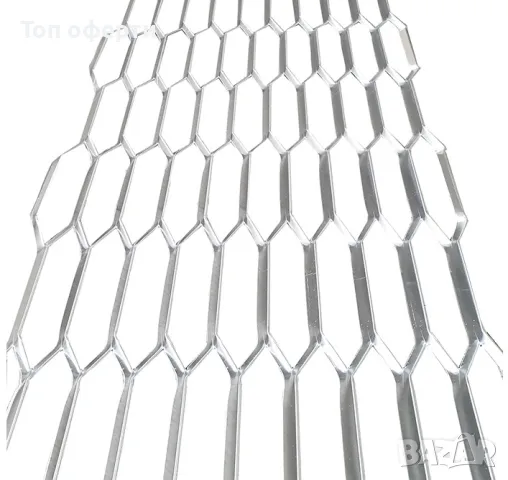 Мрежа 06 Хром - 120 х 30см - едра, снимка 2 - Аксесоари и консумативи - 48801796