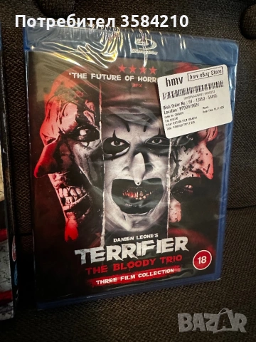 Extreme Horror Blu Ray - Saw Complete edition, Terrifier The Bloody Trio, снимка 3 - Blu-Ray филми - 53244922