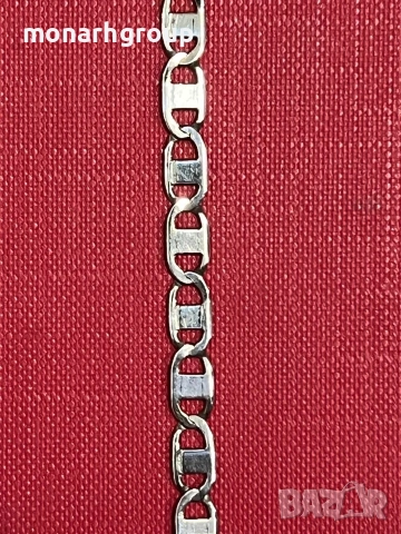 Сребърна гривна, снимка 2 - Гривни - 53376432