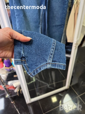 Сини ластични дънки, снимка 5 - Дънки - 53535845