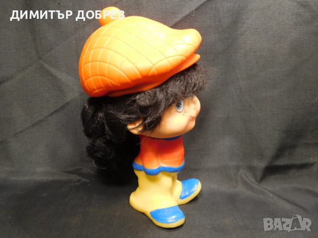 СТАРА РЕТРО СОЦ ГУМЕНА ИГРАЧКА КУКЛА ПРИЯТЕЛКАТА НА ХУЛИГАНА ЧОЧКО, снимка 3 - Колекции - 52061595
