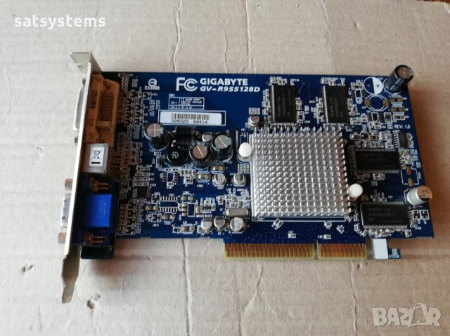 Видео карта ATi Radeon Gigabyte R9550 AGP, снимка 5 - Видеокарти - 26964211