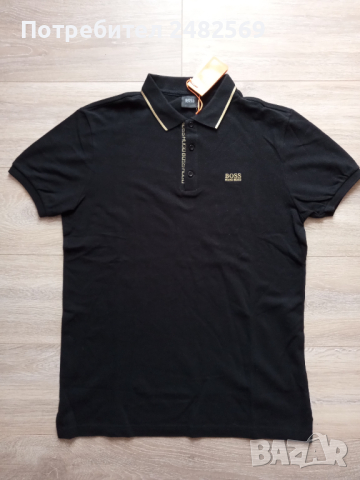 Тениска с яка тип поло HUGO BOSS размер XL, снимка 1 - Тениски - 44856562