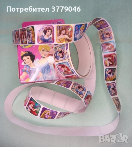 Стикери Дисни принцеси, 200 броя , снимка 7 - Игри и пъзели - 50540397