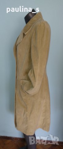 Кадифено манто / палто / тренч "Three hearts❤️❤️❤️" by Marks & Spencer / голям размер , снимка 3 - Палта, манта - 15476206