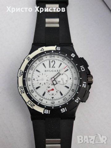 Мъжки  луксозен часовник BVLGARI DIAGONO , снимка 2 - Мъжки - 32529931