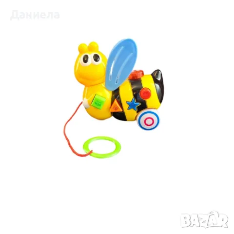 Музикална играчка за дърпане пчела , снимка 2 - Музикални играчки - 49434305
